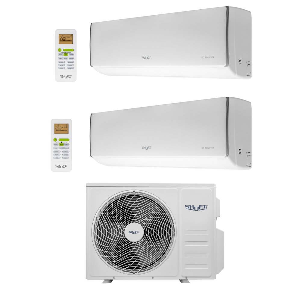 Мульти сплит-система на 2 комнаты Shuft SFMS/I-07+07 НB FMI-14-2/N8_WF комплект