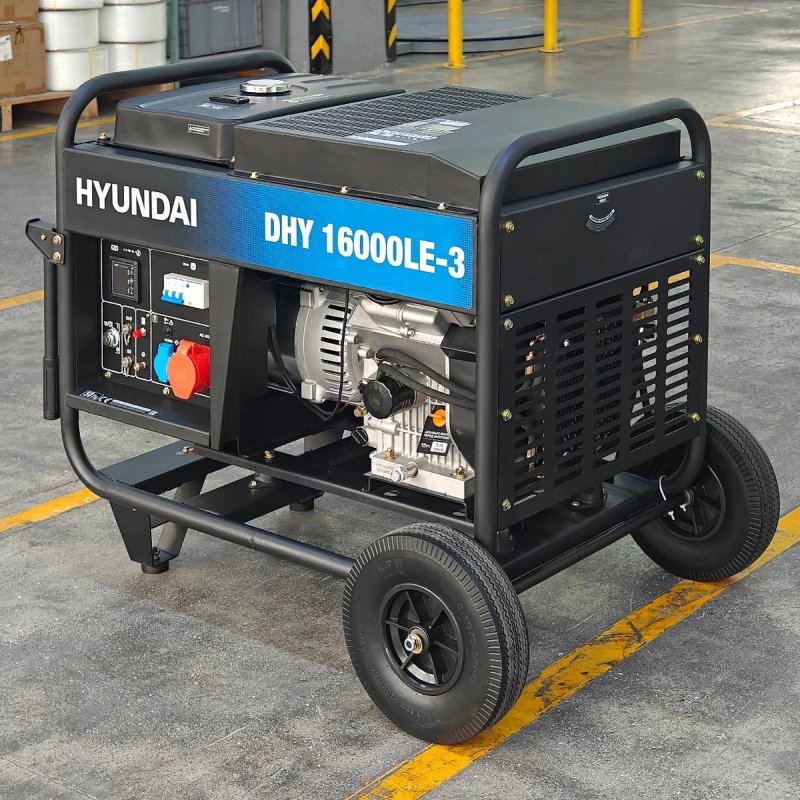 Дизельный электрогенератор Hyundai DHY 16000LE-3