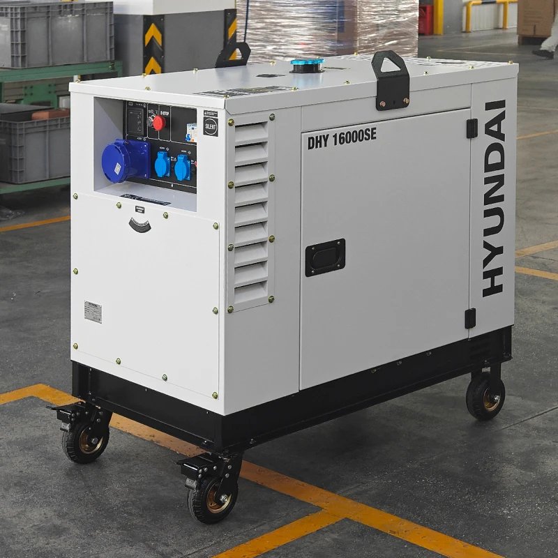 Дизельный электрогенератор Hyundai DHY 16000SE-3