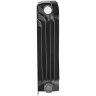Биметаллический радиатор отопления Stout Titan Ventil 350 8 секций нижнее правое подключение графит RAL 7024