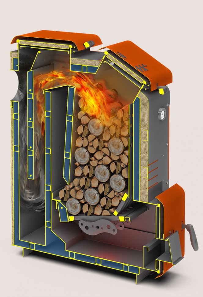 Твердотопливный котел Теплодар Куппер Мега-16