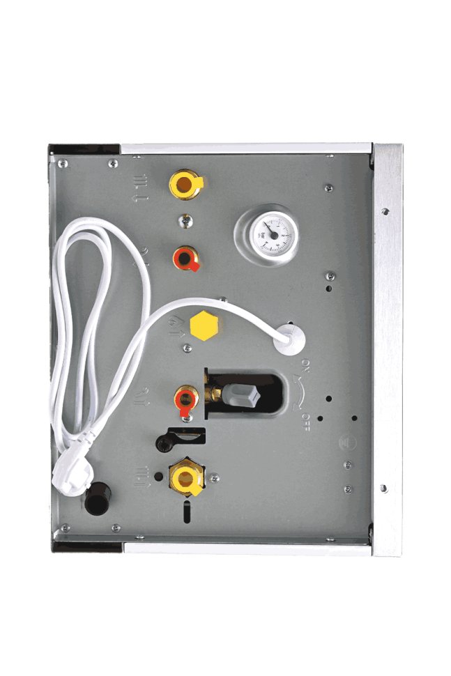 Настенный газовый котел E8 tempo GMB24W (белая стеклянная панель)