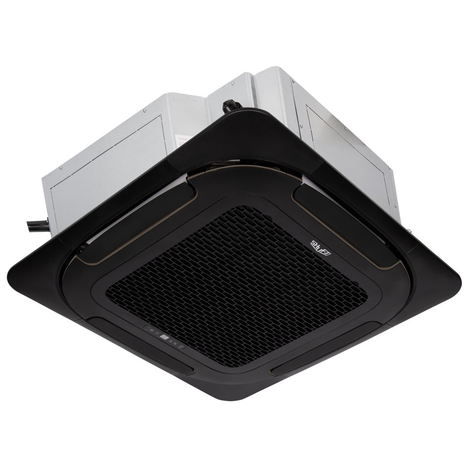Кассетная сплит-система Shuft SFLC_C-48HN1_V2_BL черная панель