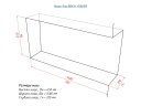 Встроенный биокамин Lux Fire Угловой 1500 SR правый угол