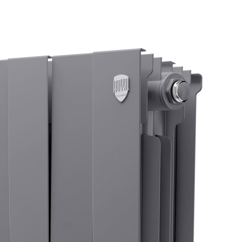 Биметаллический радиатор отопления Royal Thermo PianoForte 300 серебристый VR80 14 секц.