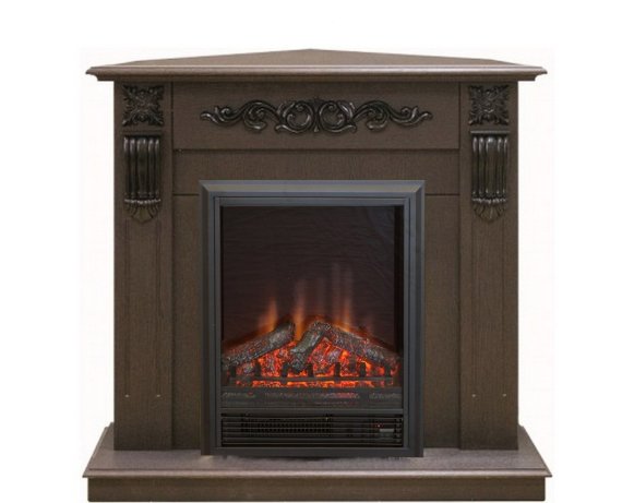 Каминокомплект RealFlame Dominica Corner STD/EUG DN с очагом Eugene