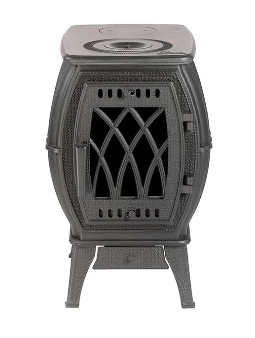 Печь-камин отопительно-варочная PROMetall Бахта серая