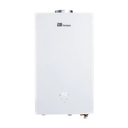 Проточный газовый водонагреватель E8 tempo E8WAY20 (белая стеклянная панель)