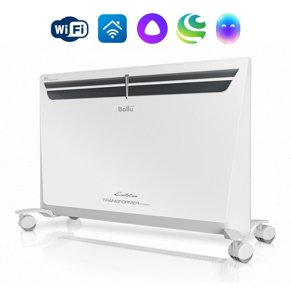 Электрический конвектор Ballu Transformer с блоком управления и шасси BEC/EVU-2000-3.1I (инверторный)