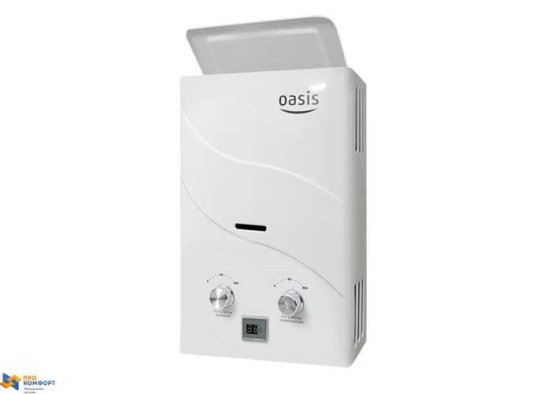 Водонагреватель проточный газовый Oasis B-12W