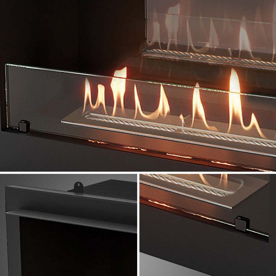 Каминокомплект Хорошие Камины Марс с очагом Firelight BFP/P-2520 черный