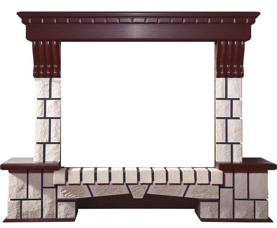 Портал Interflame Экстер махагон под очаги Panoramic 33