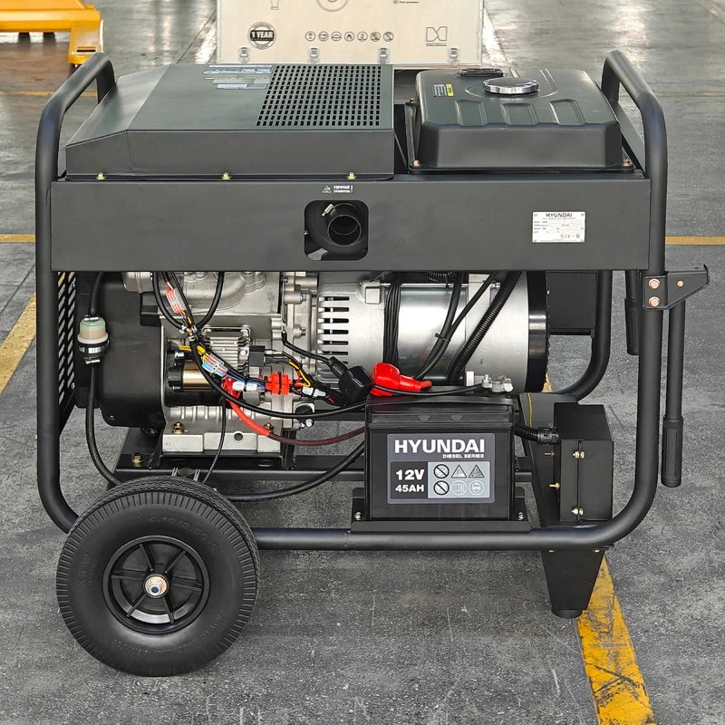 Дизельный электрогенератор Hyundai DHY 14000LE-3