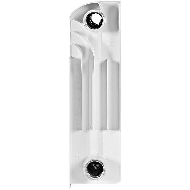 Биметаллический радиатор отопления Stout Vega 200 6 секций боковое подключение белый RAL 9016