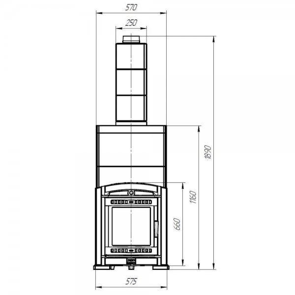 Печь банная PROMetall Атмосфера XL в облицовке Империя Талькохлорит комплект
