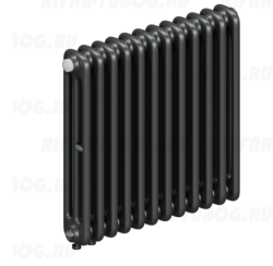 Стальной трубчатый радиатор Rifar Tubog 3057/12 нижнее подключение DV1 титан