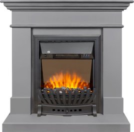 Каминокомплект Royal Flame California STD CRM (Разборный) с очагом Aspen Black санд грей