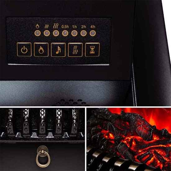 Каминокомплект Хорошие Камины Марс с очагом RealFlame Fobos Lux BL S белый