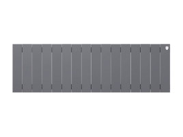 Биметаллический радиатор отопления Royal Thermo PianoForte 300 16 секций Silver Satin