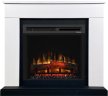 Каминокомплект Dimplex Bergen (Разборный) с очагом XHD23L-INT белый с черным