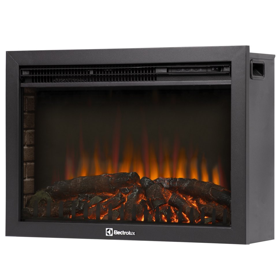 Каминокомплект Firelight Bricks 25 с очагом Electrolux EFP/P-2520LS N камень белый/белая эмаль