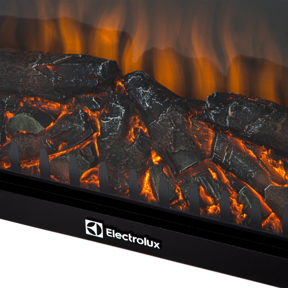 Каминокомплект Firelight Bricks 25 с очагом Electrolux EFP/P-2520LS N камень белый/белая эмаль