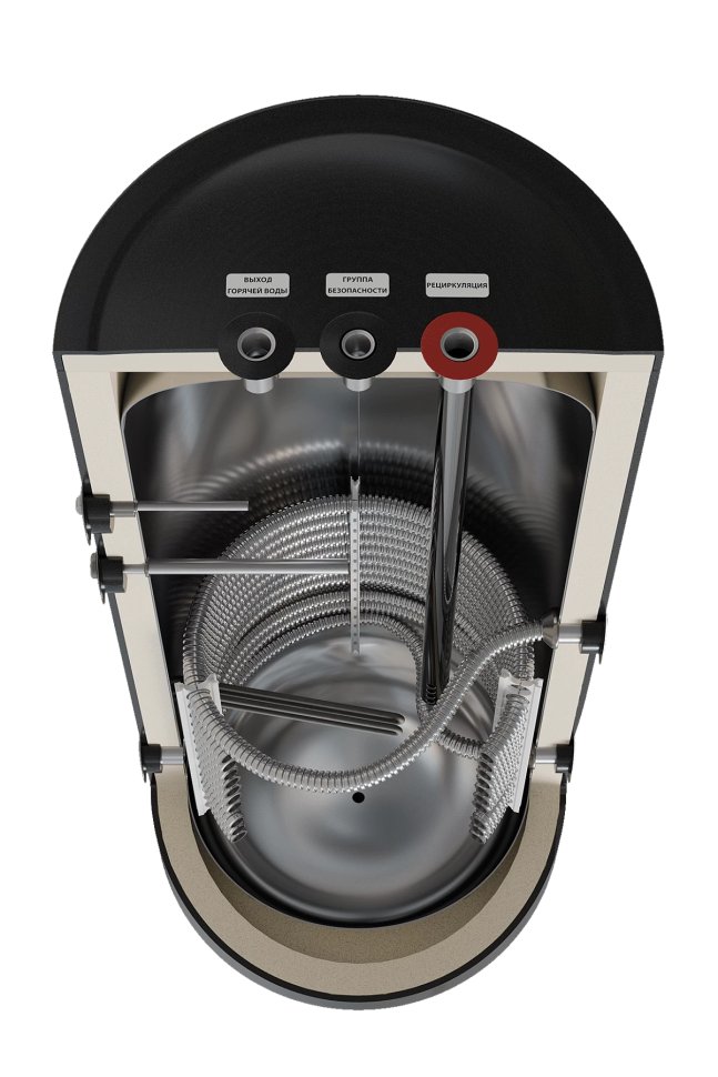 Бойлер косвенного нагрева E8 tempo ETS-200L черный