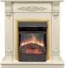 Каминокомплект Royal Flame Palermo SFT (Разборный) c очагом Majestic FX M Brass слоновая кость