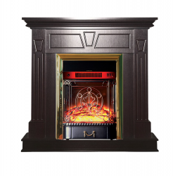 Каминокомплект Interflame Берта с очагом Majestic FX M Brass венге