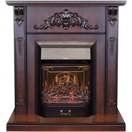 Каминокомплект RealFlame Anita STD/EUG AO с очагом Majestic Lux Black S