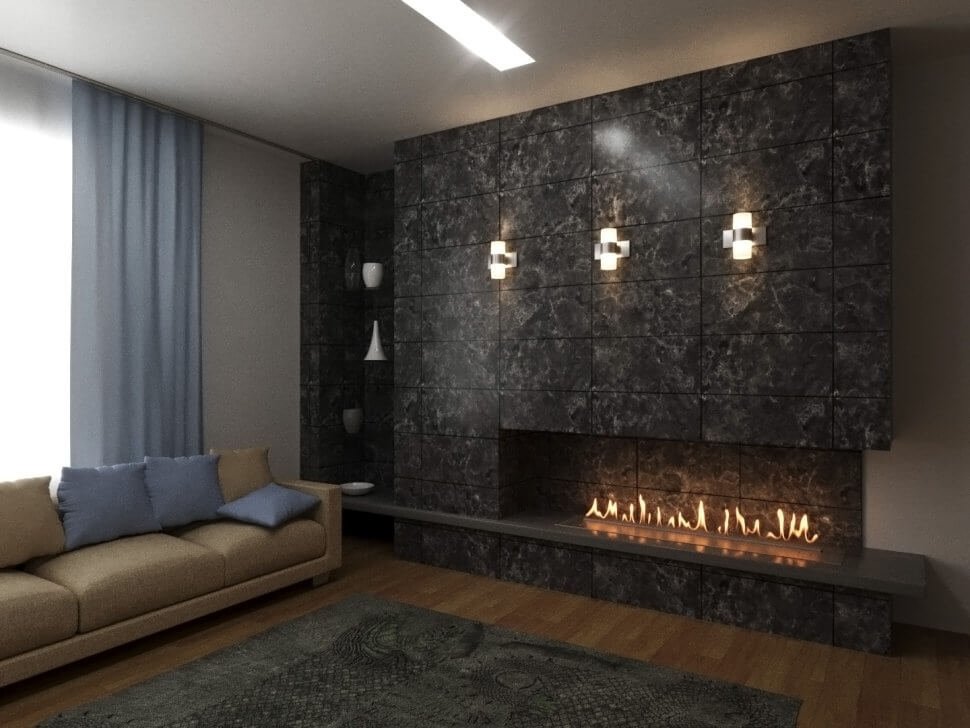 Автоматический биокамин Lux Fire Smart Flame 1600 RC Inox