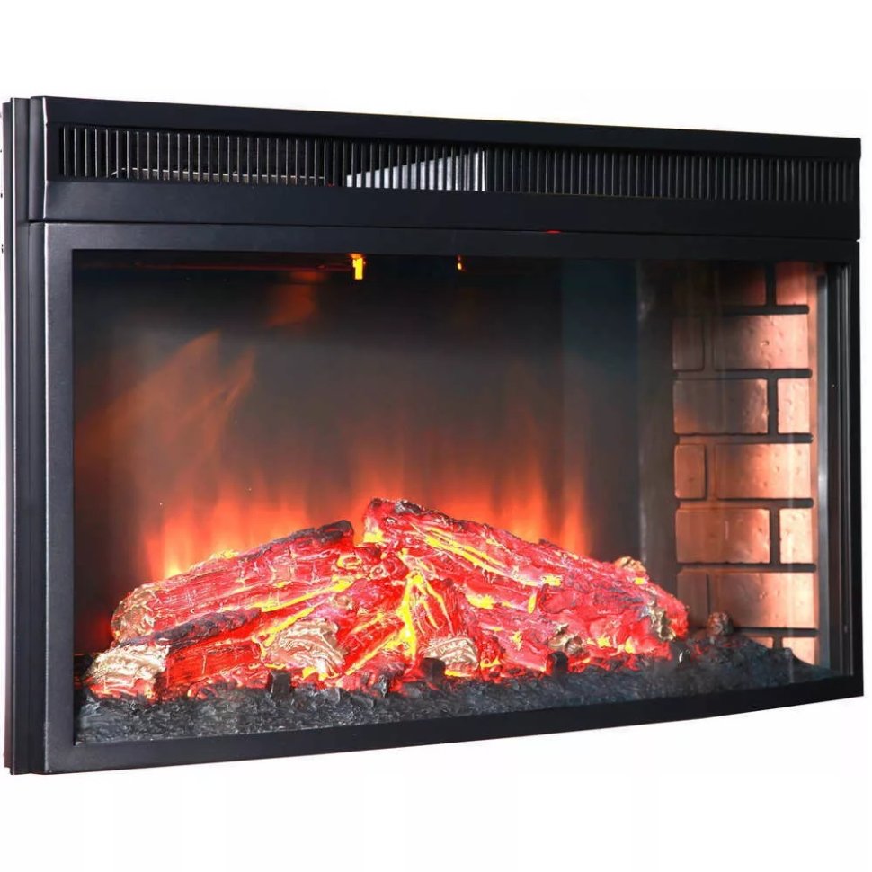 Каминокомплект Interflame Лонг с очагом Panoramic 33W LED FX махагон