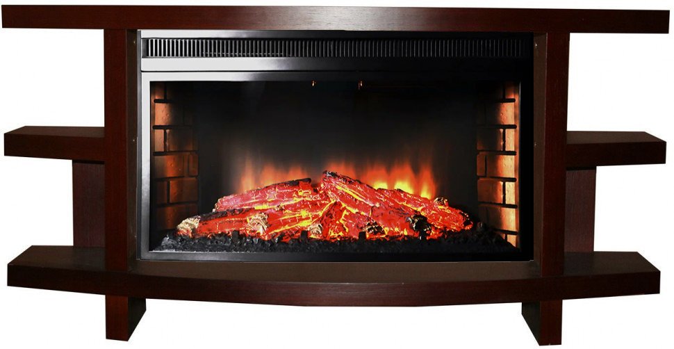 Каминокомплект Interflame Лонг с очагом Panoramic 33W LED FX махагон