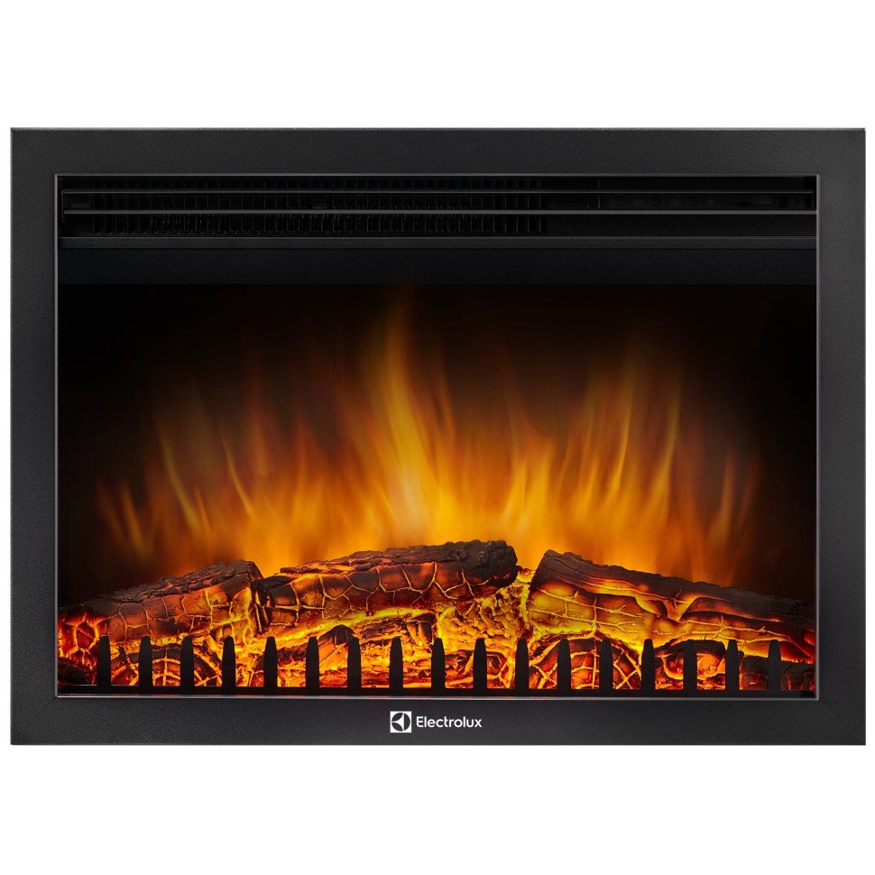 Каминокомплект Firelight Forte Wood 25U (угловой) с очагом Electrolux EFP/P-2520LS камень коричневый/шпон темный дуб