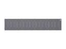 Биметаллический радиатор отопления Royal Thermo PianoForte 200 18 секций Silver Satin