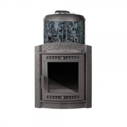 Печь банная PROMetall Атмосфера XL в ламелях Пироксенит наборный рисунок