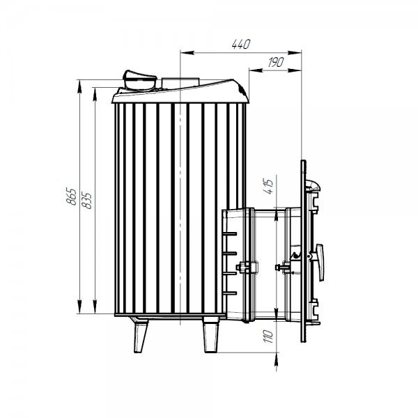 Печь банная PROMetall Атмосфера XL в ламелях Талькохлорит наборный рисунок