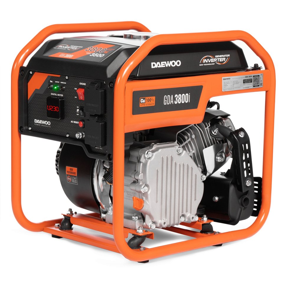 Генератор бензиновый инверторный Daewoo GDA 3800i