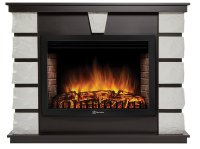 Каминокомплект Firelight Excalibur 30 с очагом Electrolux EFP/P-3020LS камень белый/шпон венге