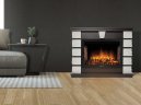 Каминокомплект Firelight Excalibur 30 с очагом Electrolux EFP/P-3020LS камень белый/шпон венге