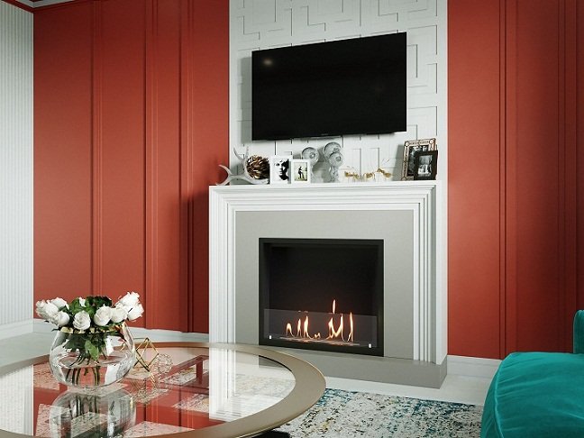 Встроенный биокамин Lux Fire Кабинет 810 М ВБКК-810М