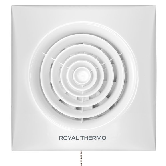Вентилятор вытяжной Royal Thermo RAFR 120 PT Sunrise с тяговым выключателем и таймером