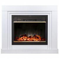 Каминокомплект RealFlame Stanley 26 WT с очагом MoonBlaze BR Lux Brass