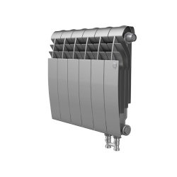Биметаллический радиатор отопления Royal Thermo BiLiner 350 V 10 секций Silver Satin