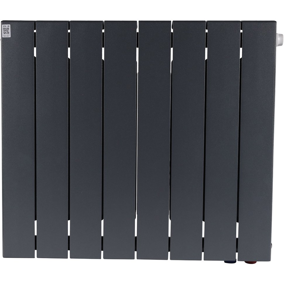 Биметаллический радиатор отопления Rifar Supremo Ventil SVR 500 8 секций титан