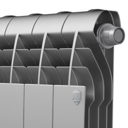 Биметаллический радиатор отопления Royal Thermo BiLiner 350 V 12 секций Silver Satin