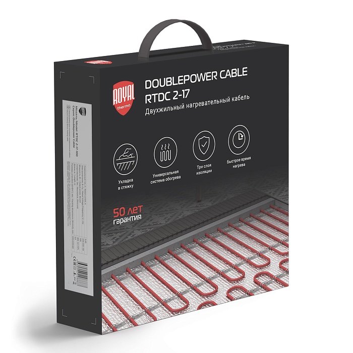 Комплект теплого пола Royal Thermo Doublepower Cable RTDC 2-17-2000