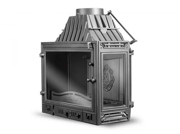 Печь-камин KAWMET W3PLB (3 стекла) 16.7 кВт