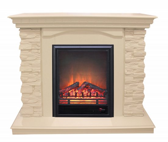 Каминокомплект RealFlame Elford STD/EUG/25&#039;5/HL WT с очагом Eugene