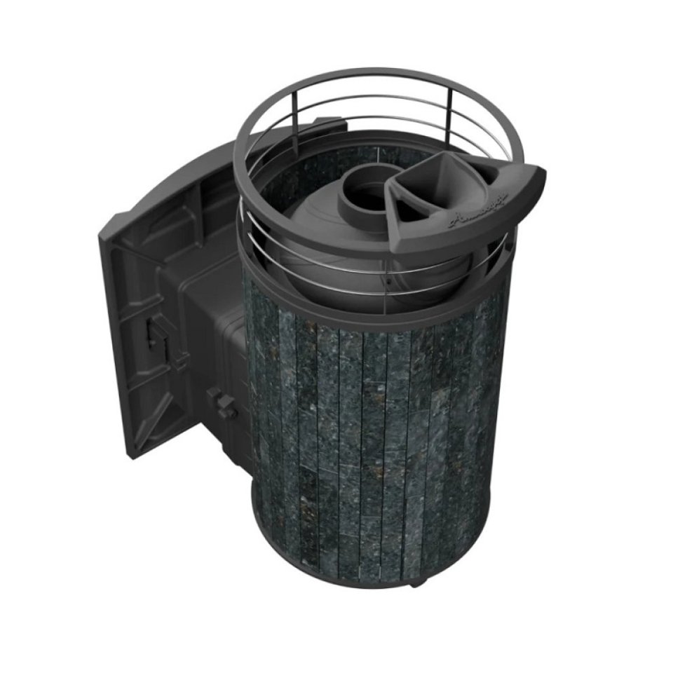 Печь банная PROMetall Атмосфера L Пироксенит ламель+сетка с газовой горелкой